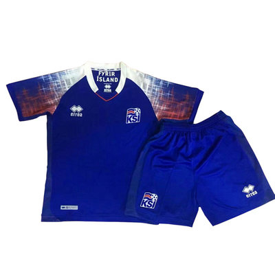 Camiseta Islandia Ninos Primera 2018-2019