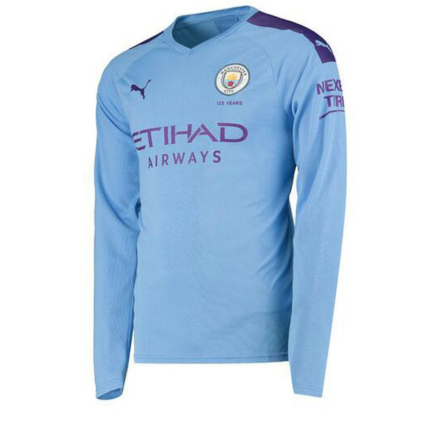 Camiseta Manchester City Manga Larga Primera 2019-2020