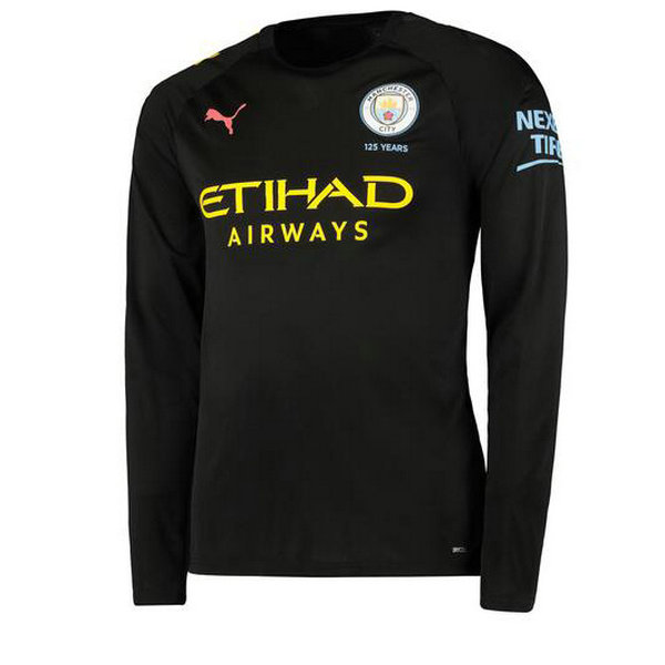 Camiseta Manchester City Manga Larga Segunda 2019-2020