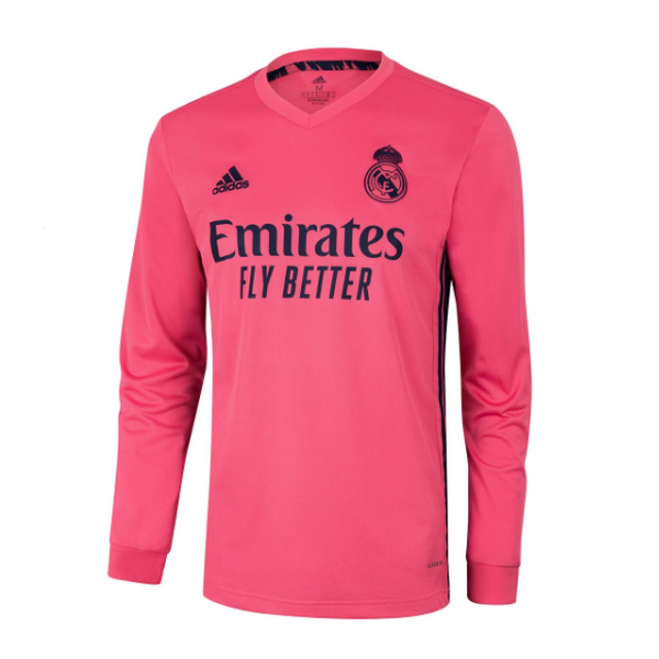 Camiseta Real Madrid Manga Larga Segunda 2020-2021